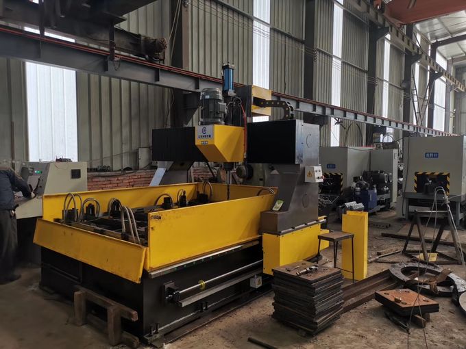 Presisi Tinggi Kualitas Baik CNC Gantry Plat Drilling Machine Untuk Logam Flange Model PZ2016