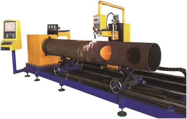Mesin Pemotong Pipa CNC 3 Axis Memotong Pipa Baja Bulat dengan Presisi Tinggi