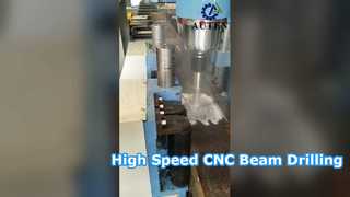 Vertical Parking Garage Use Cnc Beam Drilling Cutting Machine Line 100～3000 R/Min