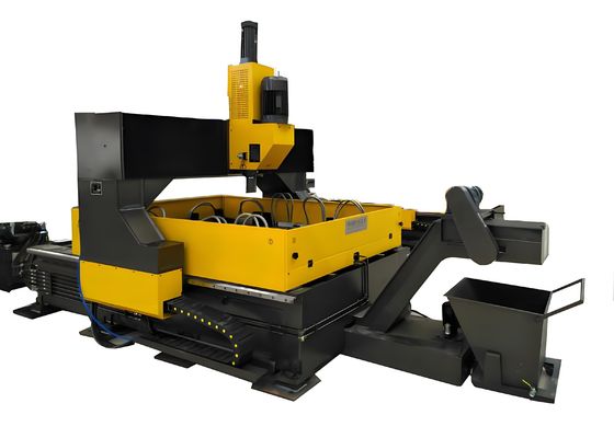 Mesin Bor Pelat CNC Umpan Motor Servo 1500×8000mm Ukuran Benda Kerja Maksimum untuk Berbagai Ukuran dan Ketebalan Pelat