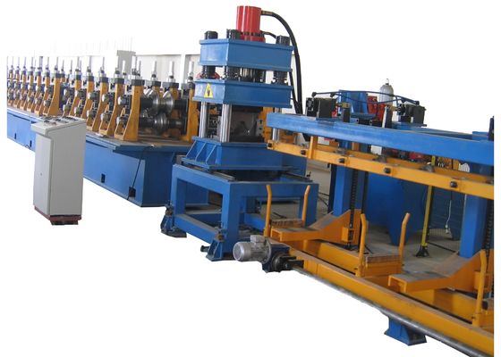 Highway Guard Rails Roller Forming Machine untuk Guardrails dan Protective Guarding Line Produksi