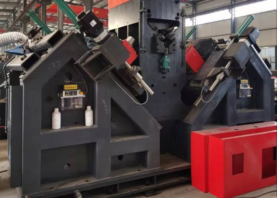 Tentang Lini Pengeboran dan Penandaan Sudut CNC dengan Total Daya Sekitar 150KW, 9 Sumbu CNC, Stasiun Hidrolik, Metode Pendinginan Udara