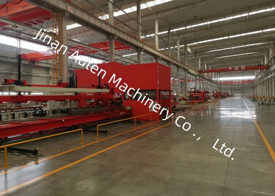 25 Jumlah Modul CNC Truck Beam Punching Machine Line 4-9mm Ketebalan lempeng