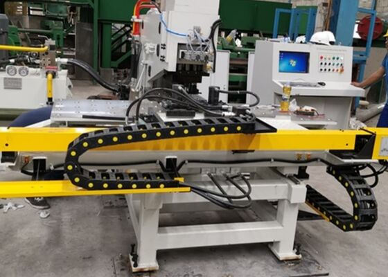 1500*800mm Max Workpiece Size Mesin Penumbukan Plat Cnc Untuk Manufaktur Menara Baja