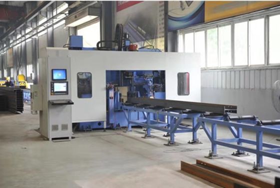 Kontrol Sistem CNC Mesin Pengeboran CNC Berkecepatan Tinggi Untuk H Beam 1250 × 600mm