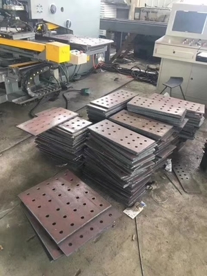 Keakuratan dan Keandalan Tinggi Mesin Pengeboran Plat Baja CNC Servo Motor Feed
