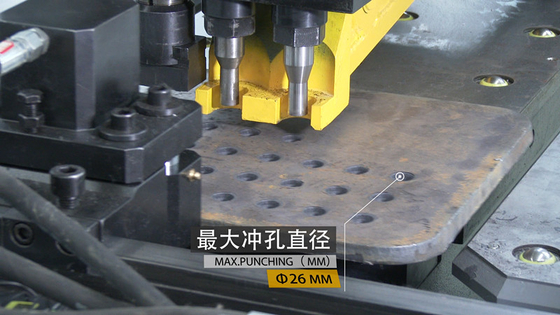 Keakuratan dan Keandalan Tinggi Mesin Pengeboran Plat Baja CNC Servo Motor Feed