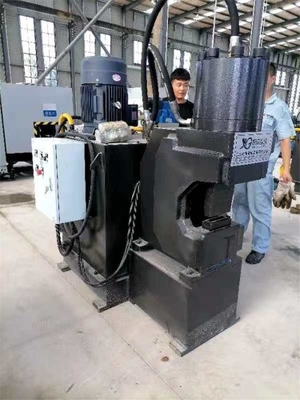 DZ120 Hydraulic Angle Steel Typing Machine untuk industri menara baja