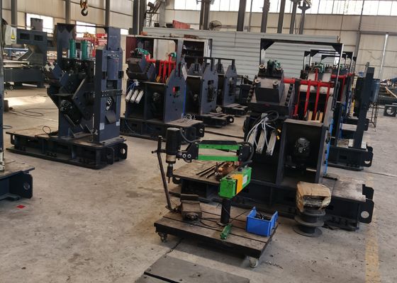 Mesin Angular Steel Tower Industri CNC Angular Line untuk Punching Marking dan Pemotongan
