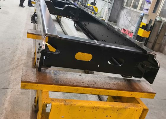 Pemrosesan Lembaran Logam Ukuran Benda Kerja 15000x380 mm Mesin Pukulan Pelat CNC 35 Ton untuk Balok Memanjang Otomotif