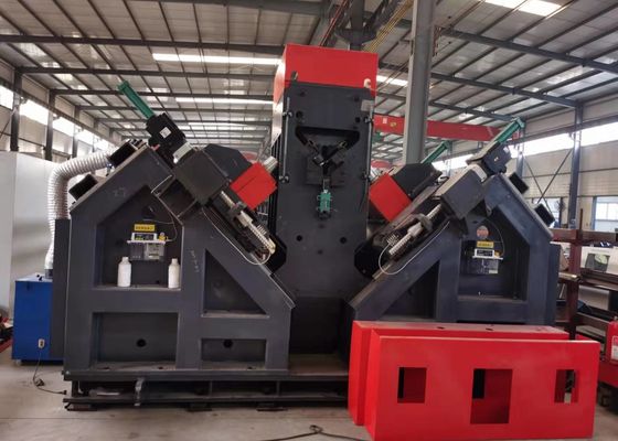 Mesin Bor Sudut CNC Penandaan Pengeboran Baja 220V Dengan Komponen Inti PLC