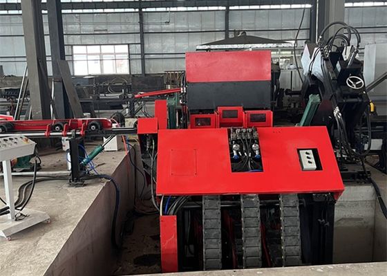 Mesin Bor Sudut CNC Penandaan Pengeboran Baja 220V Dengan Komponen Inti PLC
