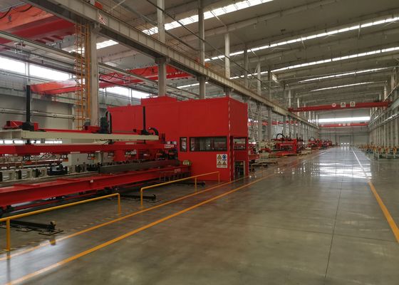 Model FPCP12080 Mesin Pukulan Pelat CNC Perangkat Pemuatan dan Pembongkaran Otomatis dan Efisiensi Kerja Tinggi 3 sumbu Mesin Pukulan CNC Pelat Balok Otomotif