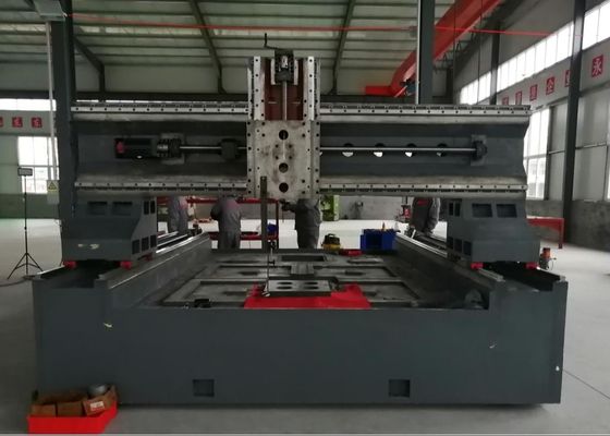Mesin Pengeboran dan Penggilingan Plat CNC 1600*1600mm Workpiece Precision Ball Screws Servo Motors