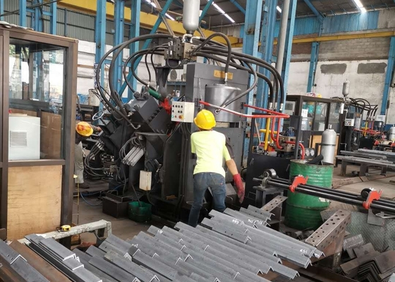 Mesin CNC Angle Line JNC1412 Model Punching Marking Cutting dengan Gaya Pengepresan 630/1000KN