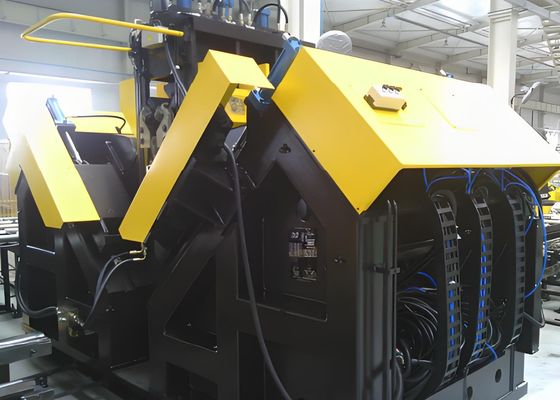 3 pisau di setiap sisi Efisiensi tinggi Mesin CNC Angle Line BT40 Taper dari spindle pengeboran