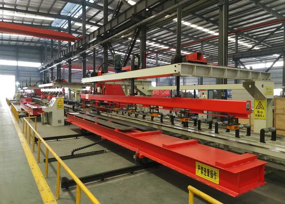 1200KN Nominal kekuatan Otomotif Lintang Balok Lemparan Lemparan CNC Mesin Punching Line 3-6MM Ketebalan
