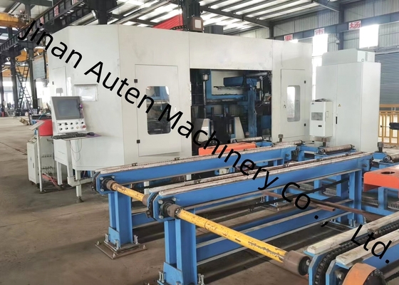 Rentang Diameter Pengeboran 5-30mm Lini Mesin Pengeboran, Penyadapan, dan Penggergajian Balok H CNC 3D Spindel Pengeboran BT40