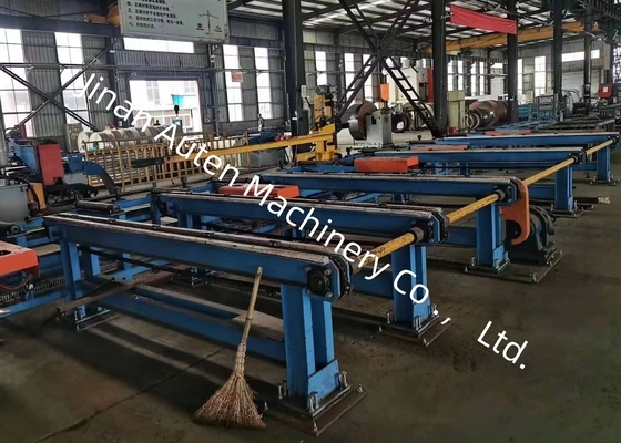 Mesin Pengeboran, Penyadapan, dan Penandaan Balok CNC dengan Diameter Lubang 5-30 MM, Lini 4 X 3 Gaya Majalah Alat Baris