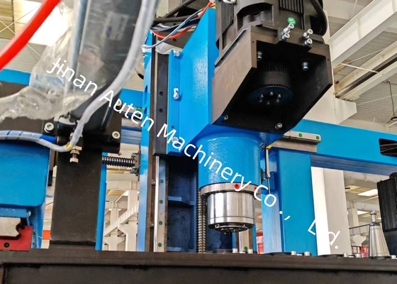 Lini Mesin Pengeboran, Pengguntingan, dan Penyadapan CNC H-Beam dengan Motor Servo 2 KW, Infeed Pengeboran, Ukuran 500×500mm