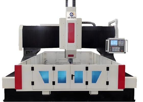 11KW / 15KW Servo Spindle Motor Power CNC Gantry Pengeboran Dan Mesin Penggilingan 28mm Lebar T-Slot