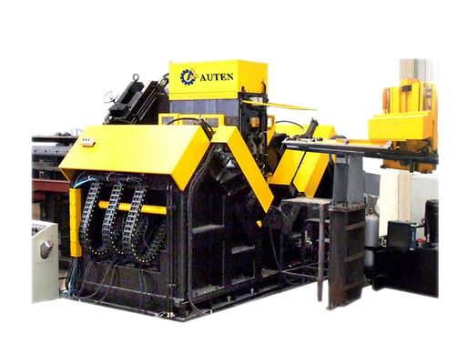 ADM2532 Model Mesin Pengeboran Penandaan Meja Baja Sudut CNC PLC Motor 40mm Pengeboran Maks.