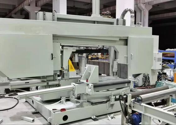 PLC Control Method CNC 3D I Beam Drilling Shearing Machine Line 3×11KW Kekuatan Motor