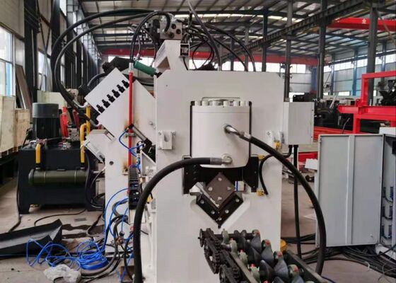 Numerically Controlled CNC Steel Punching Marking Cutting Machine 50х50х4~200х200х20mm Angle Size