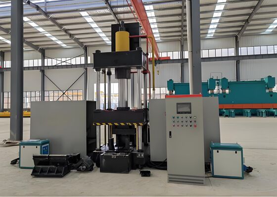 22KW Motor Power Otomatis Karbon Baja Konstruksi Press Rem CNC Angle Iron Bending Machine