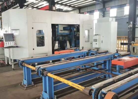 Mesin Pengeboran H Beam CNC Baru Untuk Konstruksi Baja 11/15KW Spindle Motor Power