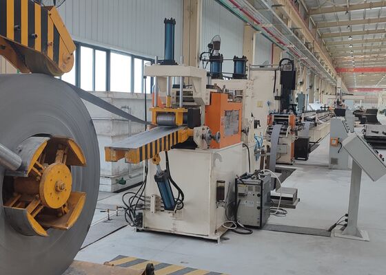 235Mpa Material Yield Strength Solar Bracket Punching Forming Automatic Machine ≤250mm Lebar pita