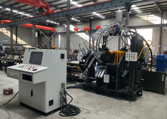 32x7x3m Ukuran Umum Profil Sudut Pengolahan CNC Sudut Iron Steel Tower Machine Line 3 CNC Axis