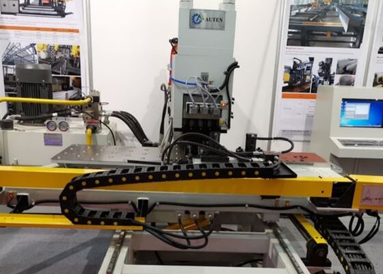 Digunakan untuk Industri Struktur Baja Cnc Piring Mesin Punching 800/1200KN Marking Force