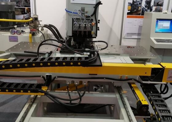 Model BNC100 Automatic CNC Plate Punching Marking And Drilling Machine For Steel Towers