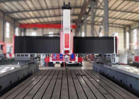 Model PHD4080 Gantry Type Moving CNC Drilling Milling Machine Untuk Exchanger Panas