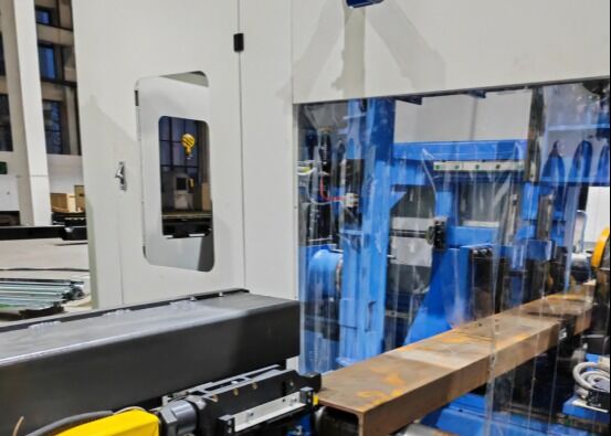 Equipped With 3 Spindles Cnc H Beam Drilling Sawing Machine For Steel Structure Industry