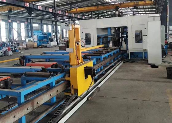 40mm Max Diameter Pengeboran CNC Mesin Pengeboran H Beam Kecepatan Tinggi Untuk Bagian Saluran