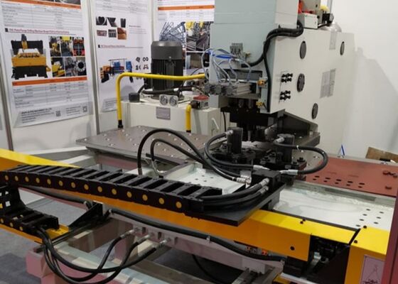 Mesin CNC Piring Punching Marking dan Pengeboran Dengan Kapasitas Pengeboran Φ50mm
