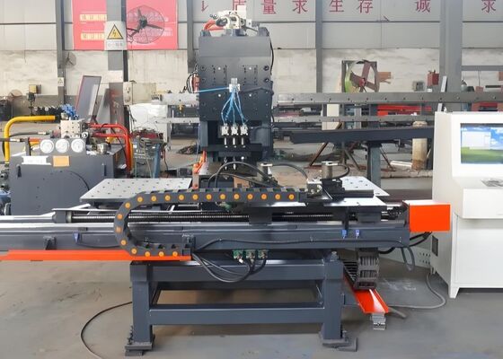 Mesin CNC Piring Punching Marking dan Pengeboran Dengan Kapasitas Pengeboran Φ50mm