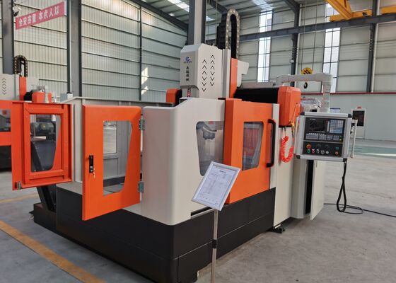 Mesin Bor dan Milling CNC Pelat Lebar T-Slot 28mm Diameter Bor Maks. 30mm