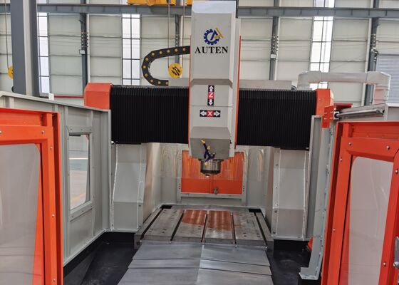 Mesin Bor dan Milling CNC Pelat Lebar T-Slot 28mm Diameter Bor Maks. 30mm