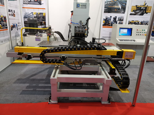 Keakuratan dan Keandalan Tinggi Mesin Pengeboran Plat Baja CNC Servo Motor Feed
