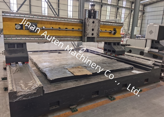 3000x3000mm CNC Piring Pengeboran Dan Mesin Milling 80mm Diameter Pengeboran