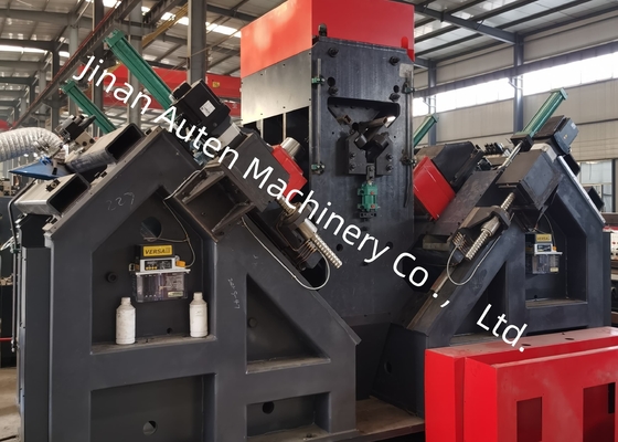 Mesin Pengeboran dan Penandaan Baja Sudut CNC Gaya Penandaan 1000KN Lini 9 Sumbu CNC