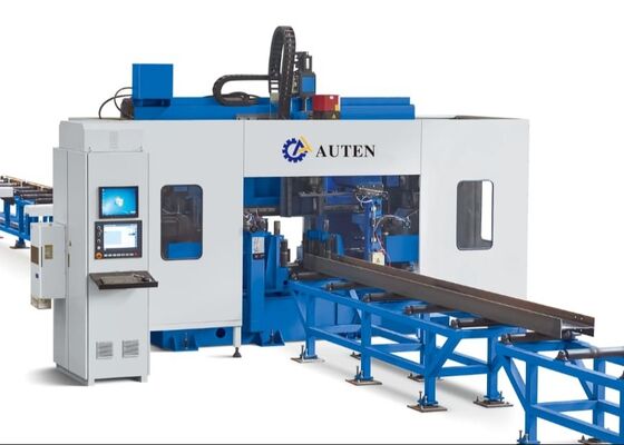Mesin Pengeboran Balok H CNC Lanjutan Dengan Teknologi Spindle Berkecepatan Tinggi BT40