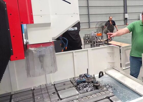 Mesin Pengeboran Lempeng Pertukaran Panas Mesin Pengeboran Lempeng CNC Mesin Penggilingan Mesin Pengeboran Lempeng Baja