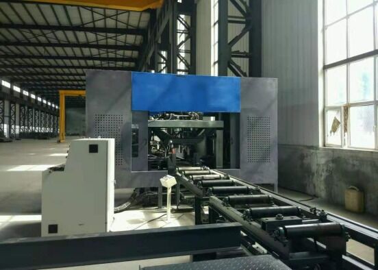 Model BHD1000/3 Mesin Pengeboran Cnc Untuk Balok CNC H 3D Balok Pengeboran Perlengkapan Penandaan