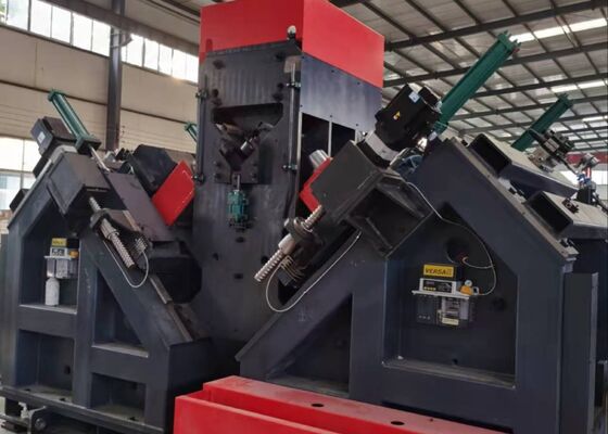 Model ADM2532 High Speed Cnc Angle Steel Drilling Line 14×10×19mm Ukuran Karakter