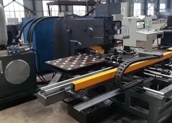 Mesin Bor, Penanda, dan Pelubang Pelat CNC untuk Menara Baja 1000/1200KN Gaya Pelubang