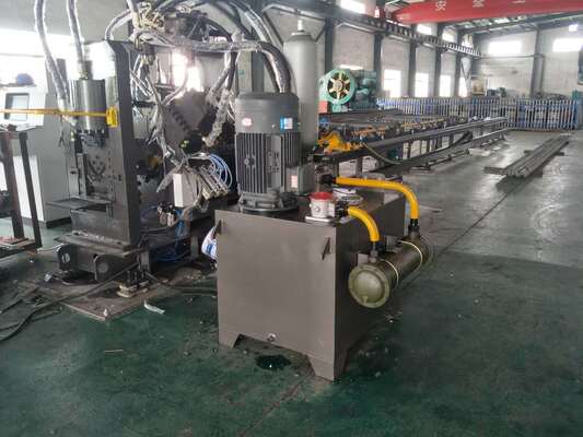3-In-1 CNC Steel Punching Processing Line Untuk Angle Steel Flat Bar Channel Steel 3 Punches Per Side